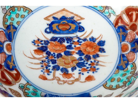 Collection Of Three Asian Imari Porcelain Bowls