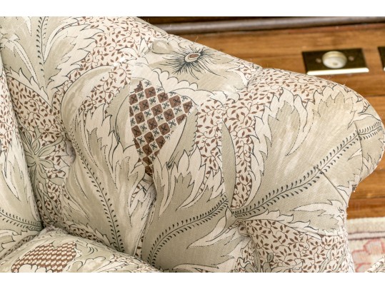 Quality Brunschwig & Fil Upholstered Club Chair