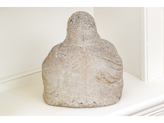 Vintage Well Cast Cement Hotei 