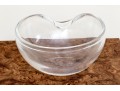 Impressive Glass Thumbprint Bowl In The Manner Of Tiffany & Co. Elsa Peretti
