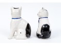 Cute Pair Of Staffordshire Style Ceramic Kittens