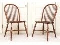 Pair Of American Cherry Windsor Chairs