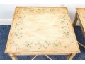 Pair Of Hand Painted End Tables