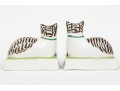 Pair Of Italian Mottahedeh Staffordshire Style Ceramic Cats