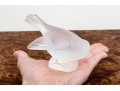 French, Lalique Frosted Crystal Sparrow