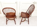 Pair Of American Cherry Windsor Chairs