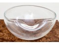 Impressive Glass Thumbprint Bowl In The Manner Of Tiffany & Co. Elsa Peretti
