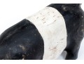 Adorable Folk Style Hand Carved And Painted Wooden Pig