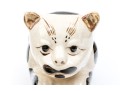 Asian Glazed Ceramic Pillow