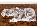 French, Baccarat Crystal Tiger