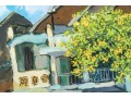 Pham Luan (Vietnamese, B. 1954) Gouache On Paper, Figural Urban Landscape, 1995