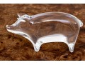 French, Baccarat Crystal Pig