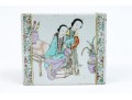 Antique Chinese Famille Rose Porcelain Pillow