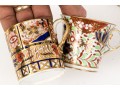 Collection Of Seven Antique English Tea Cups, Including Three Pairs