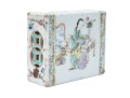 Antique Chinese Famille Rose Porcelain Pillow