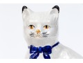 Cute Pair Of Staffordshire Style Ceramic Kittens
