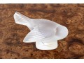 French, Lalique Frosted Crystal Sparrow