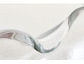Impressive Glass Thumbprint Bowl In The Manner Of Tiffany & Co. Elsa Peretti