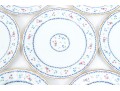 Set Seven Bernadaud Limoges ‘Artois Bleu’ Porcelain Salad Plates