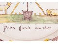French Amontagnon Ceramic Plate