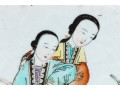 Antique Chinese Famille Rose Porcelain Pillow