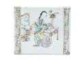 Antique Chinese Famille Rose Porcelain Pillow