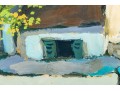 Pham Luan (Vietnamese, B. 1954) Gouache On Paper, Figural Urban Landscape, 1995