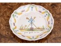French Amontagnon Ceramic Plate