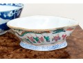 Two Chinese Porcelain Bowls, Including Famille Rose And Blue And White