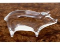French, Baccarat Crystal Pig