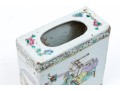 Antique Chinese Famille Rose Porcelain Pillow