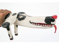 Miguel Rodriguez Carved And Painted Wooden Dog, “Santa Fe Dog's Don't Care”, 1993