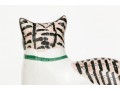 Pair Of Italian Mottahedeh Staffordshire Style Ceramic Cats
