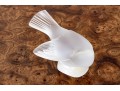 French, Lalique Frosted Crystal Sparrow