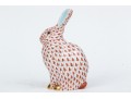 Adorable Herend Hand-painted Porcelain Rabbit