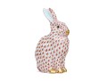 Adorable Herend Hand-painted Porcelain Rabbit
