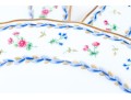 Set Seven Bernadaud Limoges ‘Artois Bleu’ Porcelain Salad Plates