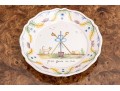 French Amontagnon Ceramic Plate