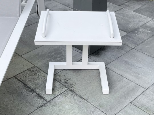 Life Brand Outdoor Chaise Lounge With Tray Top Table