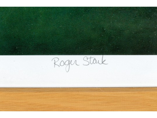 Roger Stark (American, 20th C.) Four Signed Prints Depicting Pigs