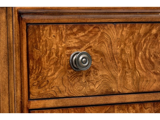 Ethan Allen Townhouse Burl Veneered Dresser
