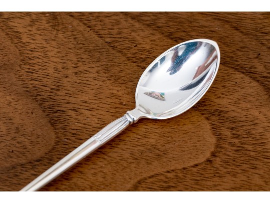 Set Of Six Sorensen Danish Sterling Silver Demitasse Spoons, 1.915 OZT