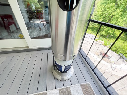 Hampton Bay Propane Powered Outdoor Patio Heater With Propane Tank