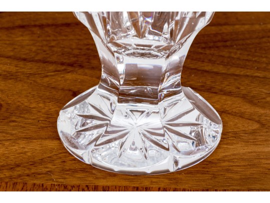 Marquis By Waterford Canterbury Cut Crystal Footed Vase