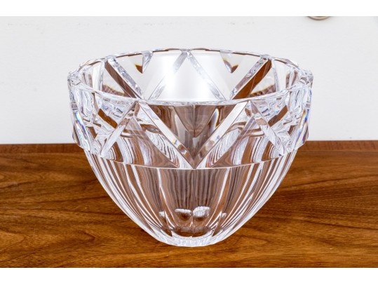 Impressive Orrefors “Erika Lagerbielke” Cut Crystal Bowl