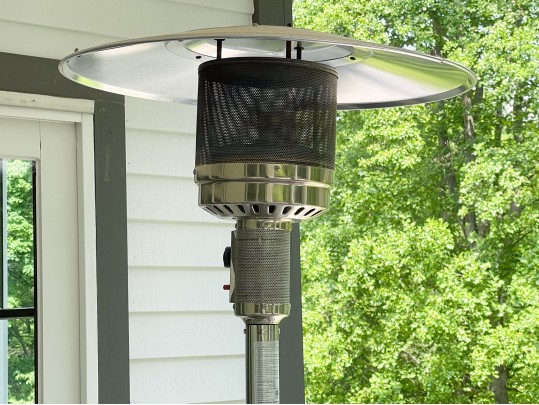 Hampton Bay Propane Powered Outdoor Patio Heater With Propane Tank