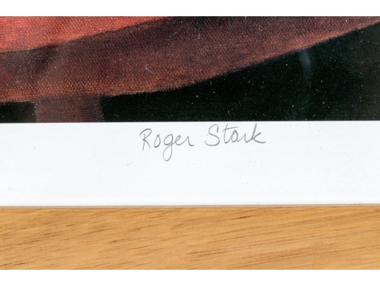 Roger Stark (American, 20th C.) Four Signed Prints Depicting Pigs