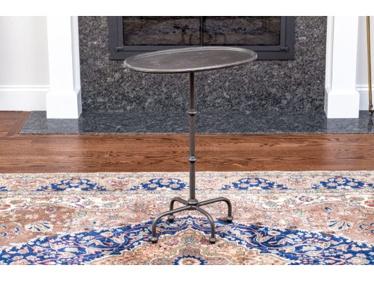 Butler Kira Collection Metalworks Aluminum Pedestal Table