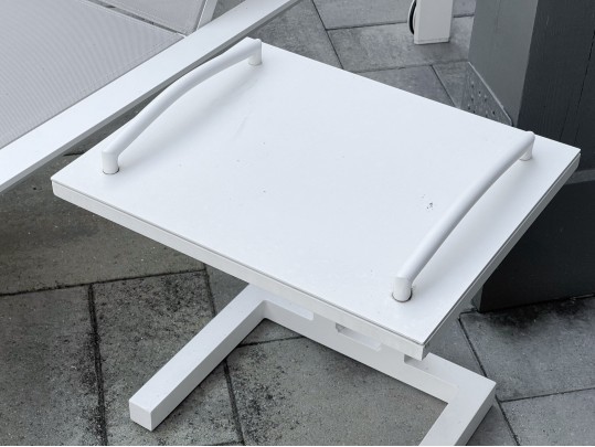 Life Brand Outdoor Chaise Lounge With Tray Top Table