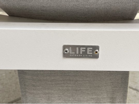 Life Brand Outdoor Chaise Lounge With Tray Top Table